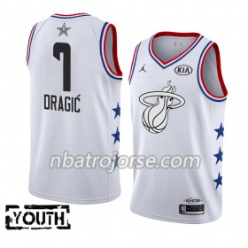 Barn Miami Heat Tröja Goran Dragic 7 2019 All-Star Jordan Brand Vit Swingman
